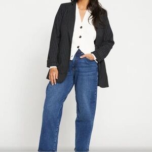 Universal Standard Lou High Rise Barrel Leg Jeans